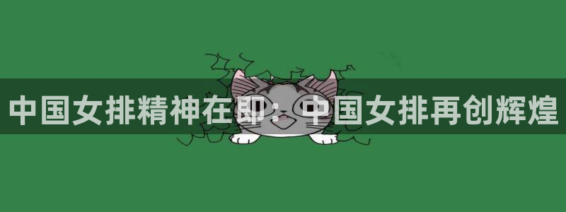 中国女排精神在即：中国女排再创辉煌