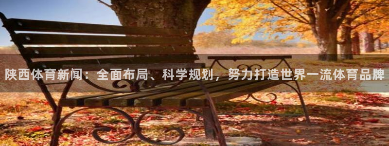 陕西体育新闻：全面布局、科学规划，努力打造世界一流体育品牌