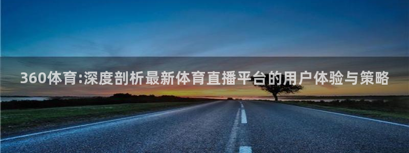 360体育:深度剖析最新体育直播平台的用户体验与策略