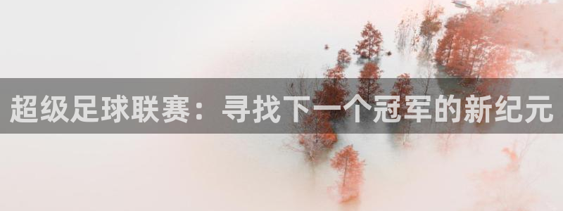 超级足球联赛：寻找下一个冠军的新纪元