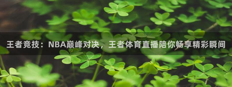 王者竞技：NBA巅峰对决，王者体育直播陪你畅享精彩瞬间